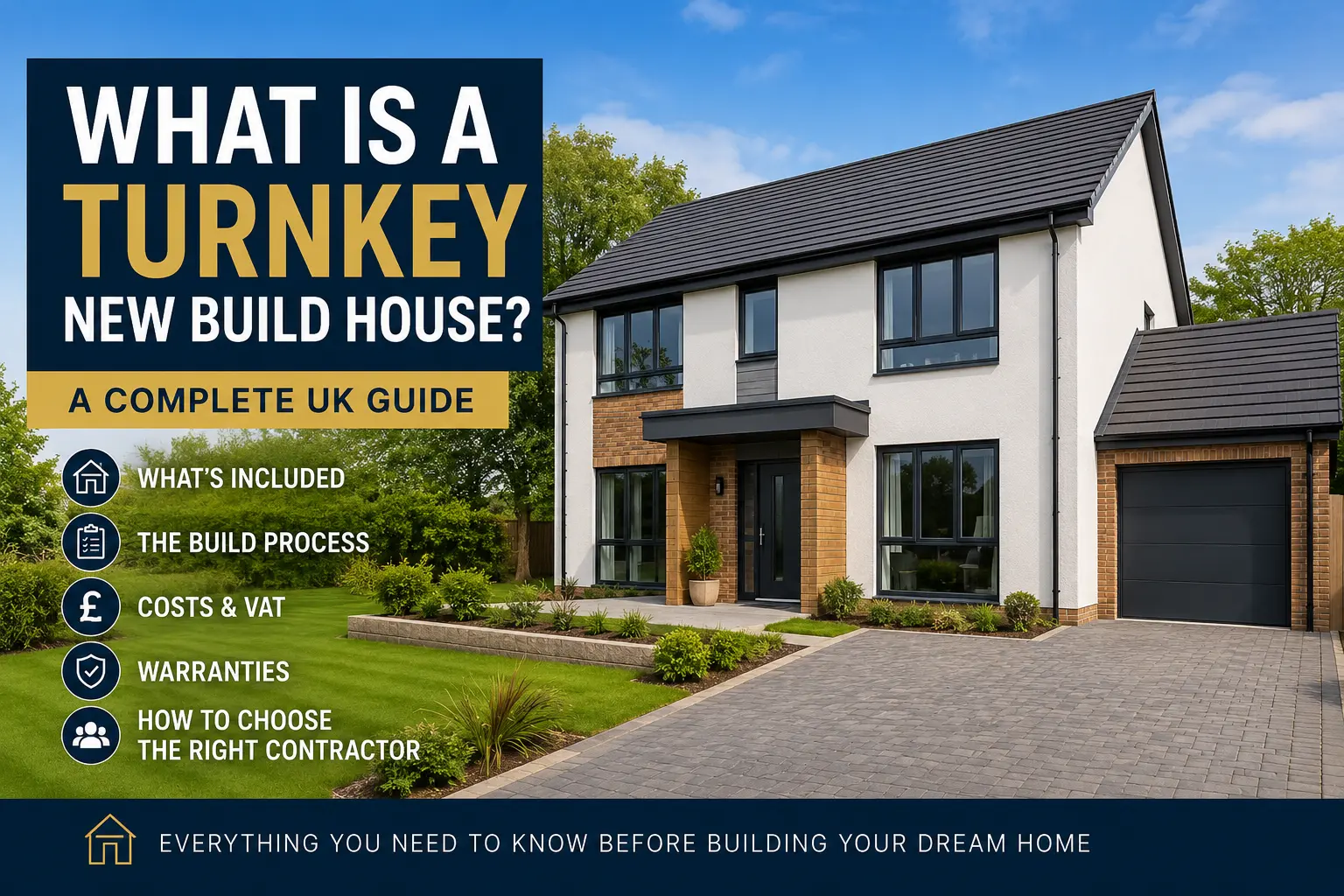 Turnkey new build house UK complete guide